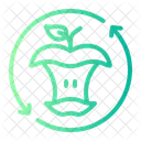 Compostable Food Waste Zero Waste Icon