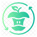 Compostable Food Waste Zero Waste Icon