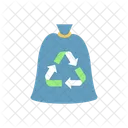 Compostable trash bag  Icon