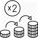Compostos Juros Ganhos Icon