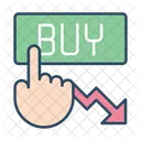 Compra de acciones  Icono