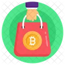 Bolsa De Bitcoin Compras De Bitcoin Compra De Bitcoin Icono