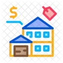 Subasta Casa Comprar Icono