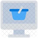 Compras de computadora  Icono