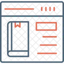 Compra De Libros En Linea Libro En Linea Icono