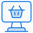 Compra On Line Compras On Line Comercio Eletronico Icon