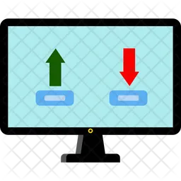 Comprar e vender ações  Ícone