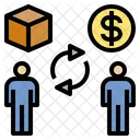 Comprar e vender mercadorias  Ícone