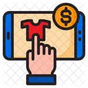 Telefono Movil Comercio Electronico Compras Icono