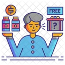 Compre Y Obtenga Un Articulo Misterioso Gratis Icono