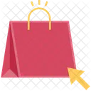 Comprar Hacer Clic Bolsa De Compras Icono