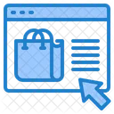 Comprar Ir De Compras En Linea Icono
