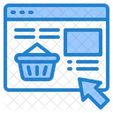 Comprar Ir De Compras En Linea Icono