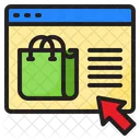 Comprar Ir De Compras En Linea Icono
