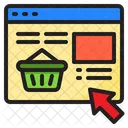 Comprar Ir De Compras En Linea Icono