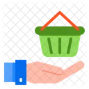 Compras Mano Busket Icon