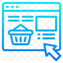 Comprar Ir De Compras En Linea Icono