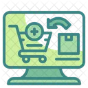 Comprar Comprar Compras En Linea Icono