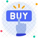 Comprar Hacer Clic En El Boton Icono