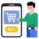 Aplicativo De Compras Compras On Line Compra On Line Ícone