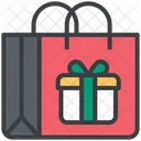 Natal Compras Bolsa Icon