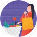 Compras De Comestibles Carrito De Compras Carrito De Compras Icon