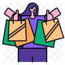 Compras Cliente Consumidor Icono