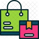 Compras Bolsa Caja Icono