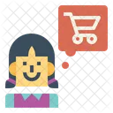 Fazer Compras Pensar Duvidar Icon