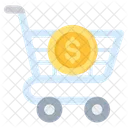 Compras Dinero Carrito Icono