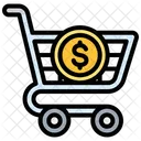 Compras Dinero Carrito Icono