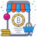 Compras de bitcoins  Icono