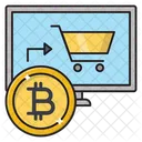 Bitcoin Compras En Linea Icono