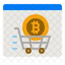 Compras de bitcoins  Icono