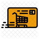 Compras com cartão de crédito  Ícone