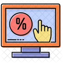 Desconto Computador Monitor Icon