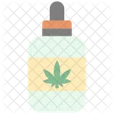 Suero Cannabis Cannabidiol Icono