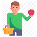 Compras de frutas  Icono