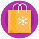 Bolsa De Compras Compras De Invierno Totalizador Icono