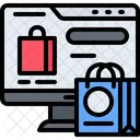 Compras digitais  Ícone