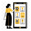 Compras Digitais Compras Compra Ícone
