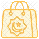 Icono De Linea Duotono De Compras Eid Icon