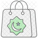 Icono De Color Lineal De Compras Eid Icon