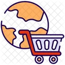 Compras Globais Compras Globais Comercio Eletronico Ícone