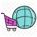Compras Em Todo O Mundo Compras Internacionais Compras Globais Ícone