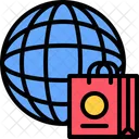 Compras em todo o mundo  Ícone