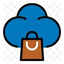 Bolsa Compras Nube Icon