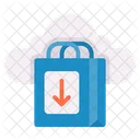 Compras en la nube  Icono