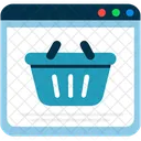 Compras en la página web  Icono