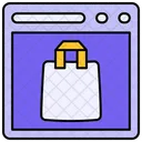 Las compras en línea  Icon